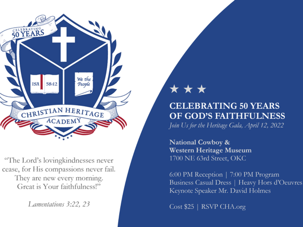 Heritage Gala Invite